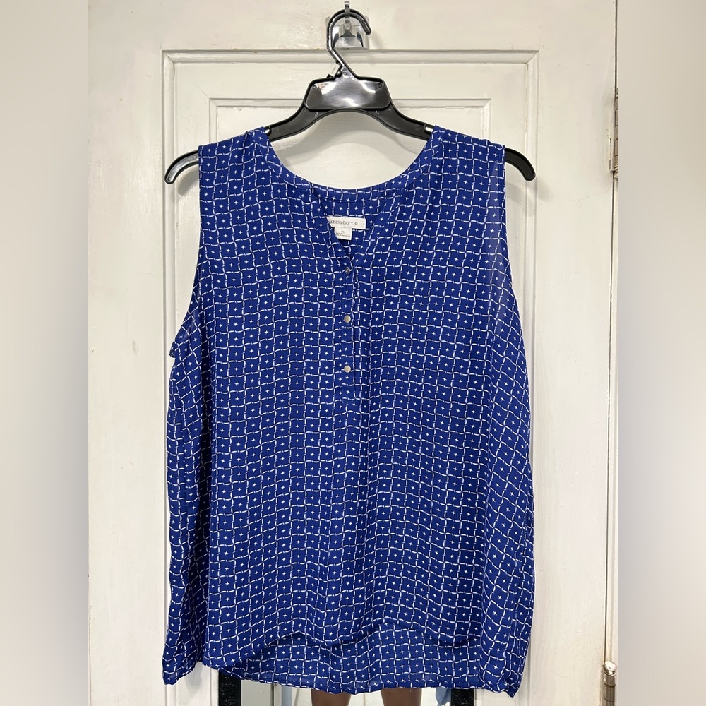 Liz Claiborne size xl blouse sleeveless